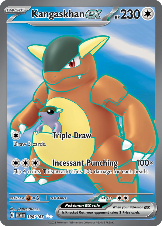 Kangaskhan ex - #190/165 - Pokémon Scarlet & Violet - 151