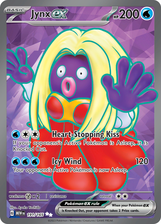 Jynx ex - #191/165 - Pokémon Scarlet & Violet - 151