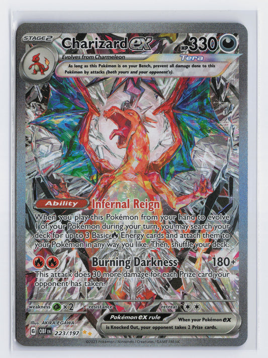 Charizard ex - #223/197 - Pokémon Scarlet & Violet - Obsidian Flames