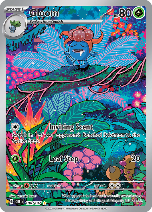 Gloom - #198/197 - Pokémon Scarlet & Violet - Obsidian Flames