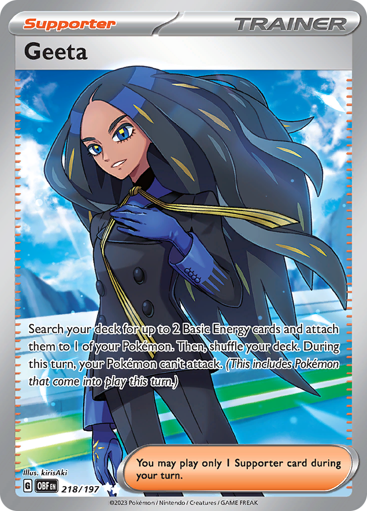 Geeta - #218/197 - Pokémon Scarlet & Violet - Obsidian Flames