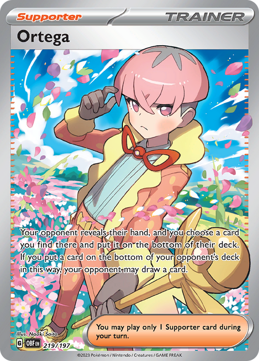 Ortega - #219/197 - Pokémon Scarlet & Violet - Obsidian Flames