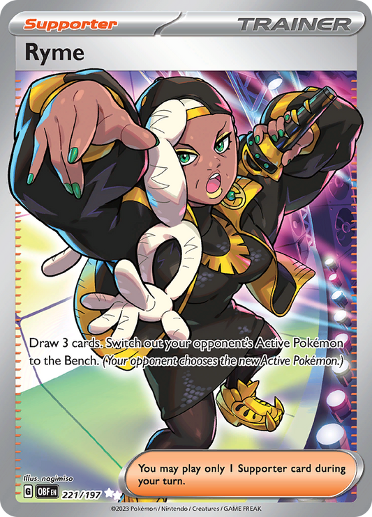 Ryme - #221/197 - Pokémon Scarlet & Violet - Obsidian Flames