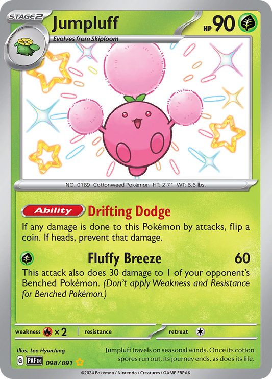 Jumpluff - #98/91 - Pokémon Scarlet & Violet - Paldean Fates