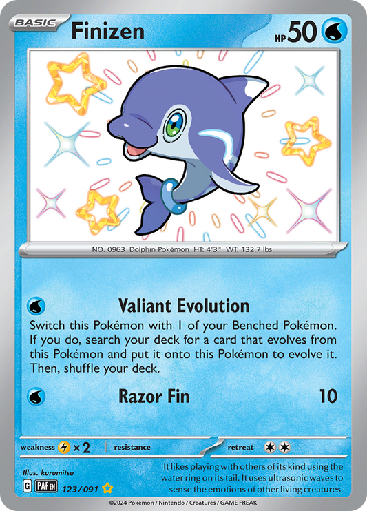 Finizen - #123/91 - Pokémon Scarlet & Violet - Paldean Fates
