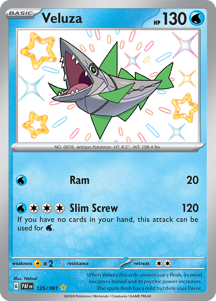 Veluza - #125/91 - Pokémon Scarlet & Violet - Paldean Fates