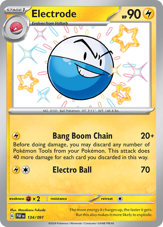 Electrode - #134/91 - Pokémon Scarlet & Violet - Paldean Fates