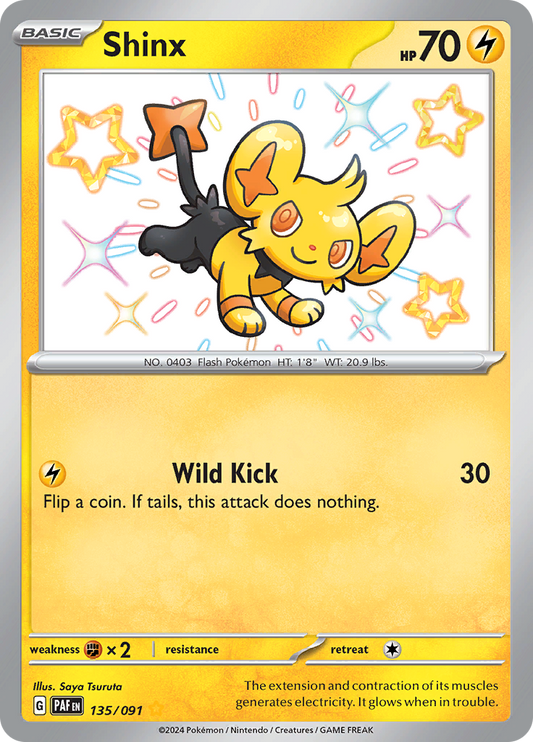 Shinx - #135/91 - Pokémon Scarlet & Violet - Paldean Fates