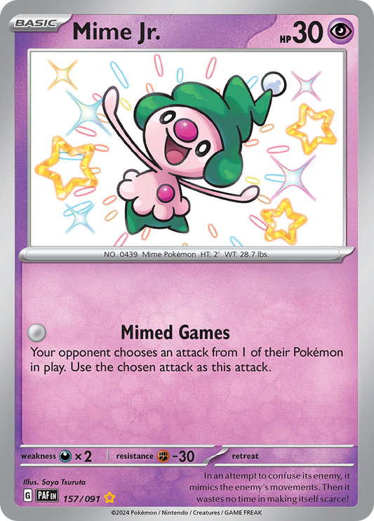 Mime Jr. - #157/91 - Pokémon Scarlet & Violet - Paldean Fates