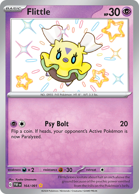 Flittie - #164/91 - Pokémon Scarlet & Violet - Paldean Fates
