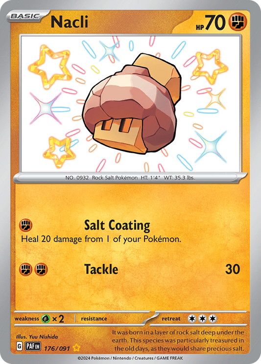 Nacli - #176/91 - Pokémon Scarlet & Violet - Paldean Fates