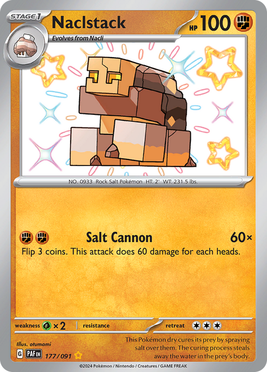 Nacistack - #177/91 - Pokémon Scarlet & Violet - Paldean Fates