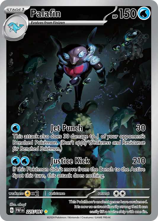 Palafin - #225/91 - Pokémon Scarlet & Violet - Paldean Fates