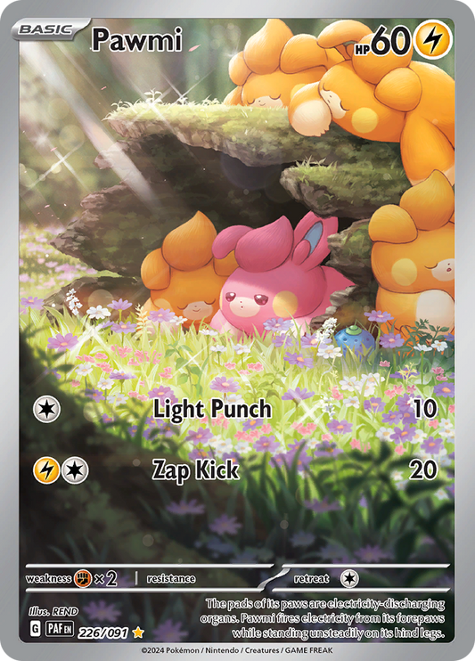 Pawmi - #226/91 - Pokémon Scarlet & Violet - Paldean Fates