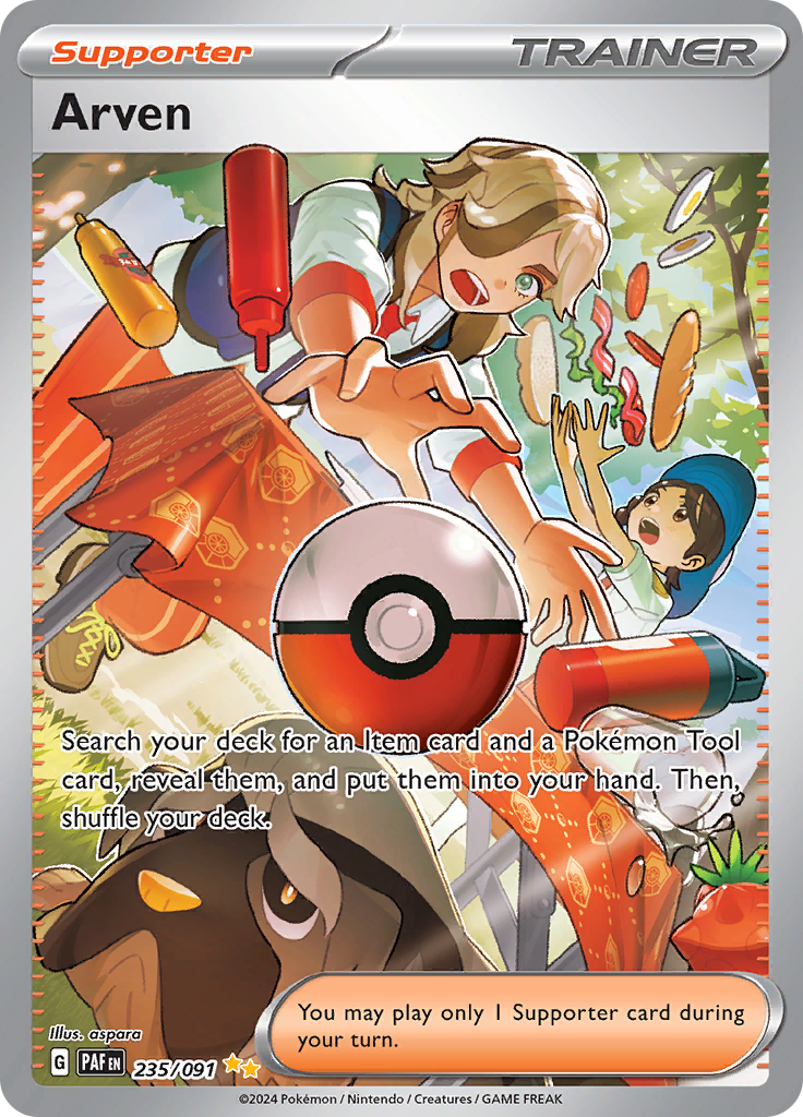 Arven - #235/91 - Pokémon Scarlet & Violet - Paldean Fates