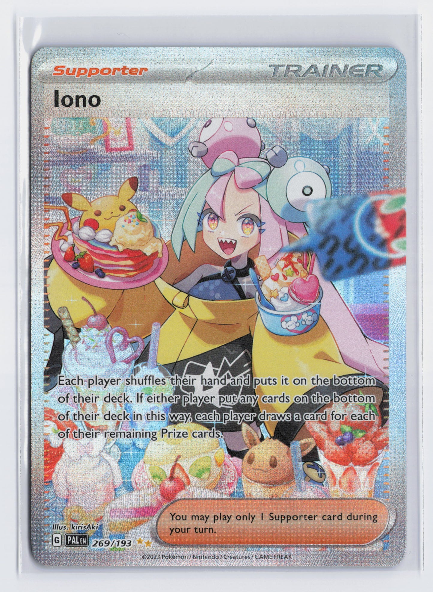 Iono - #269/193 - Pokémon Scarlet & Violet - Paldea Evolved