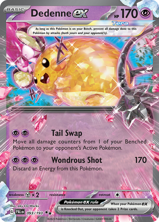 Dedenne ex - #93/193 - Pokémon Scarlet & Violet - Paldea Evolved