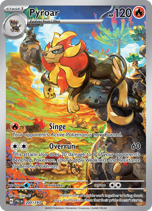 Pyroar - #200/193 - Pokémon Scarlet & Violet - Paldea Evolved