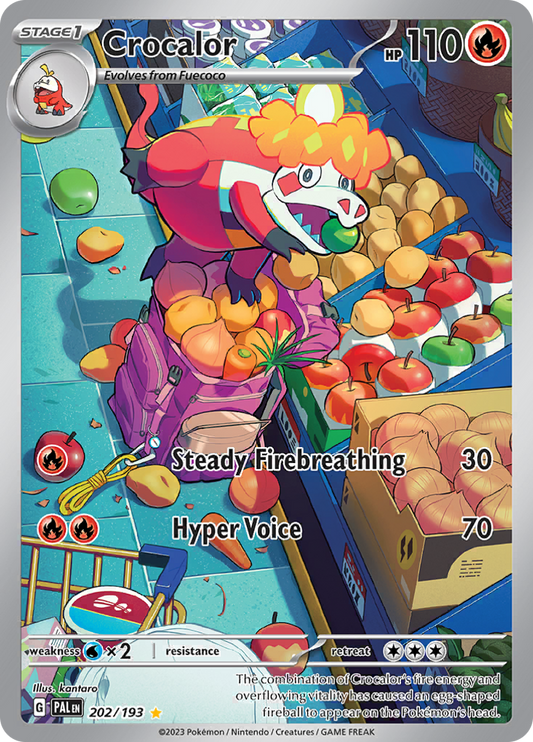 Crocalor - #202/193 - Pokémon Scarlet & Violet - Paldea Evolved