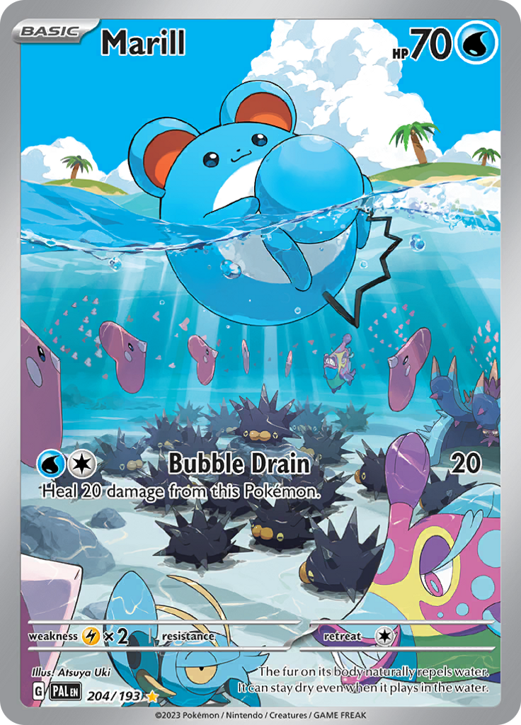 Marill - #204/193 - Pokémon Scarlet & Violet - Paldea Evolved