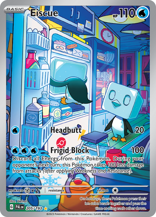 Eiscue - #205/193 - Pokémon Scarlet & Violet - Paldea Evolved