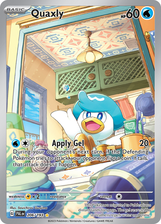 Quaxly - #206/193 - Pokémon Scarlet & Violet - Paldea Evolved