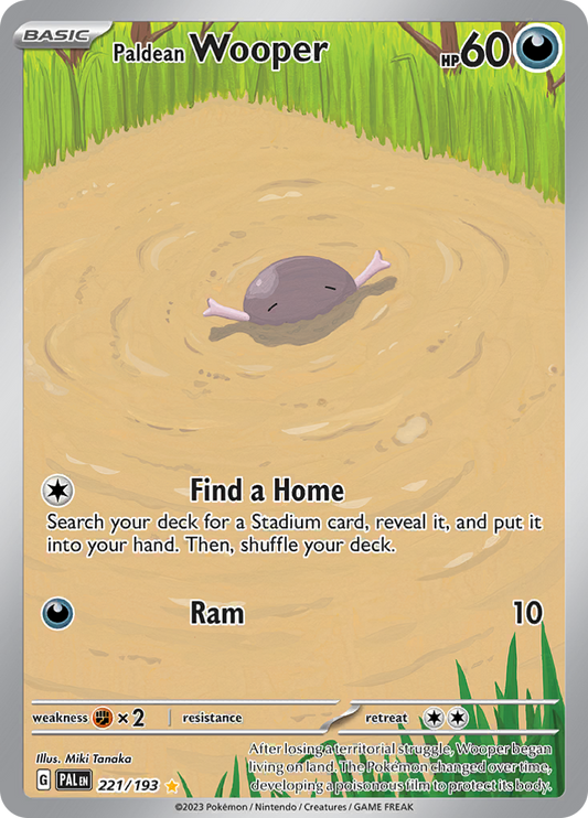 Paldean Wooper - #221/193 - Pokémon Scarlet & Violet - Paldea Evolved