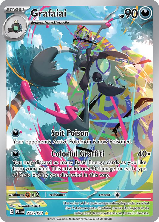 Grafaiai - #223/193 - Pokémon Scarlet & Violet - Paldea Evolved