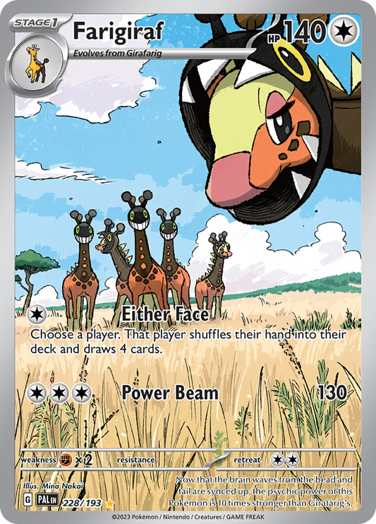 Farigiraf - #228/193 - Pokémon Scarlet & Violet - Paldea Evolved