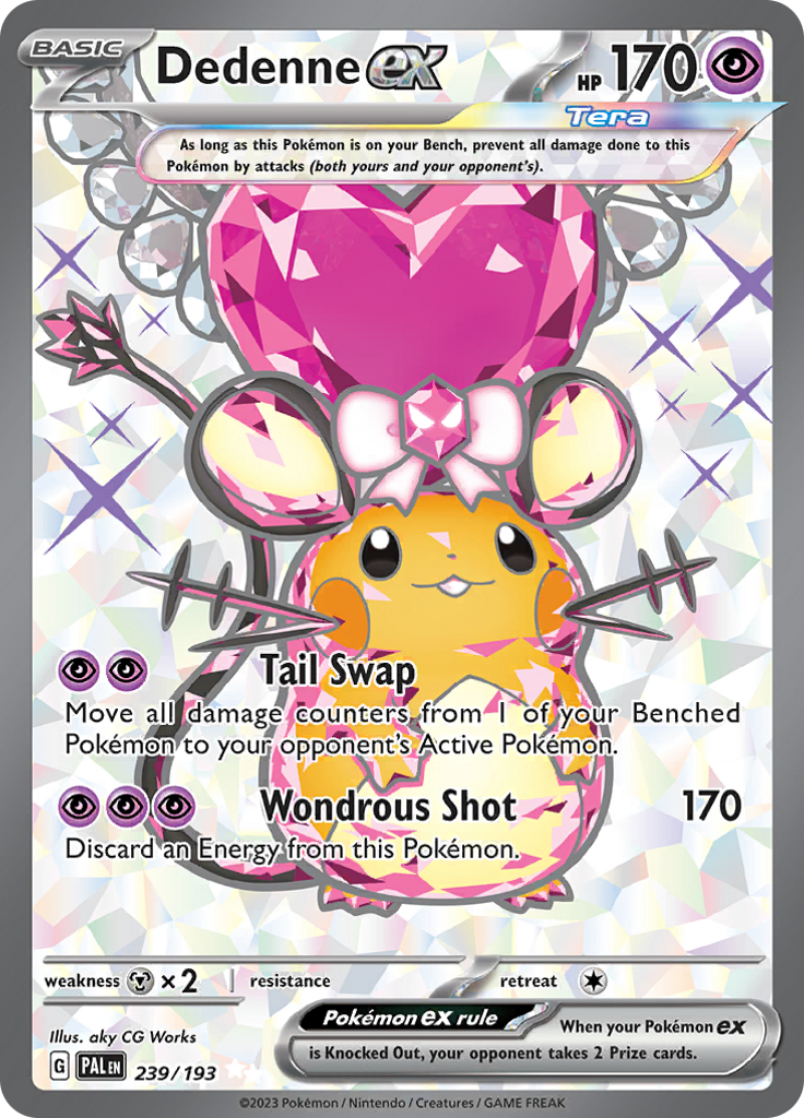 Dedenne ex - #239/193 - Pokémon Scarlet & Violet - Paldea Evolved