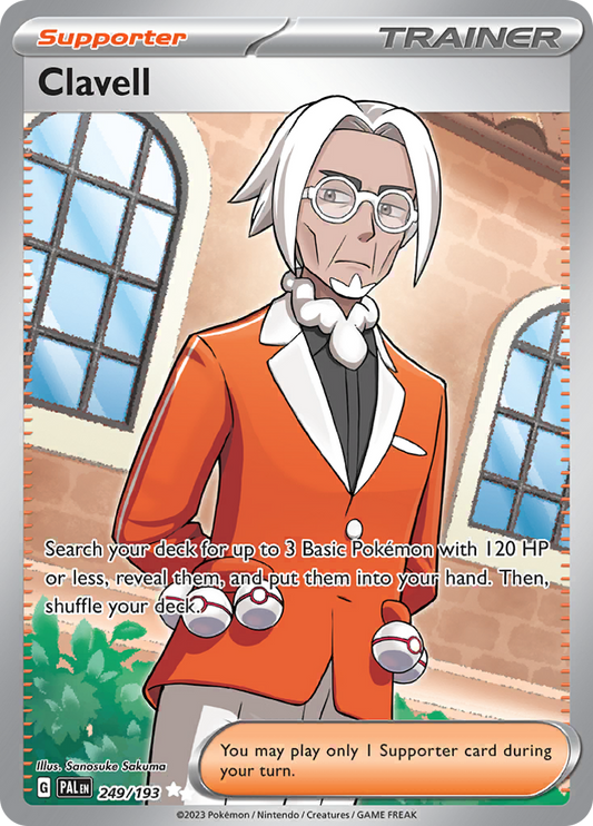 Clavell - #249/193 - Pokémon Scarlet & Violet - Paldea Evolved