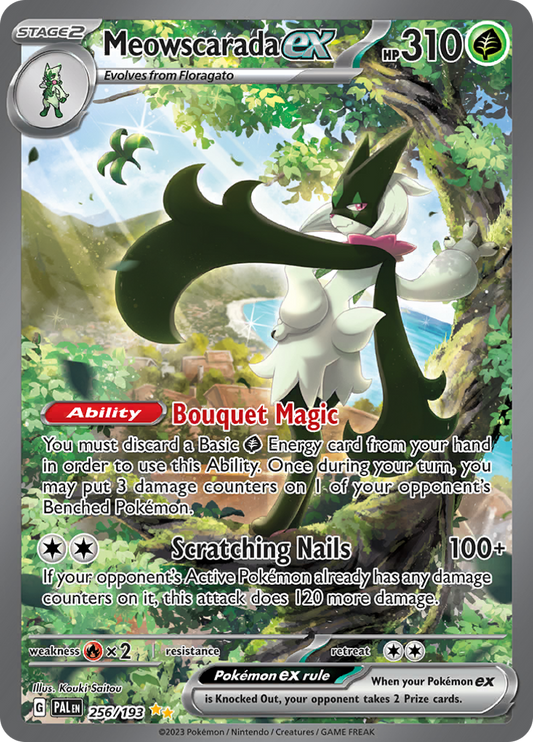 Meowscarada ex - #256/193 - Pokémon Scarlet & Violet - Paldea Evolved