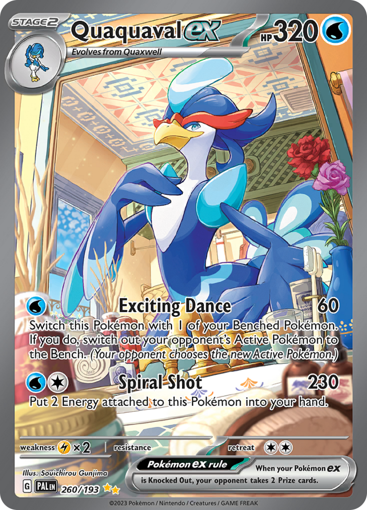 Quaquaval ex - #260/193 - Pokémon Scarlet & Violet - Paldea Evolved
