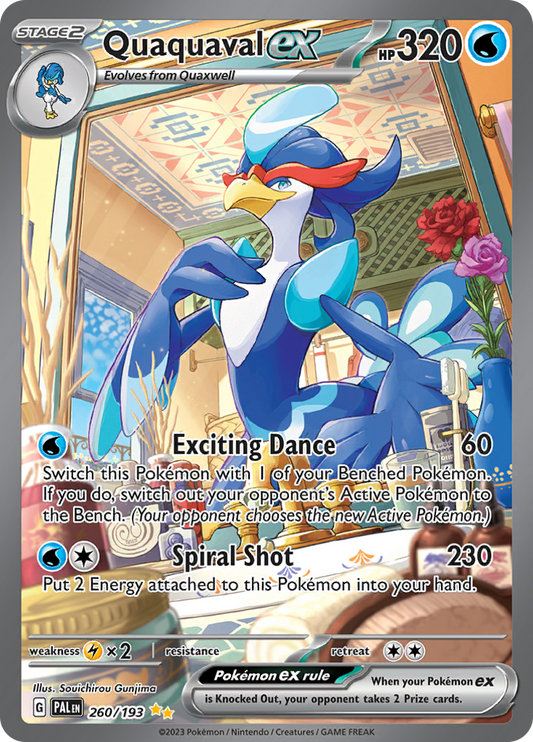 Quaquaval ex - #260/193 - Pokémon Scarlet & Violet - Paldea Evolved