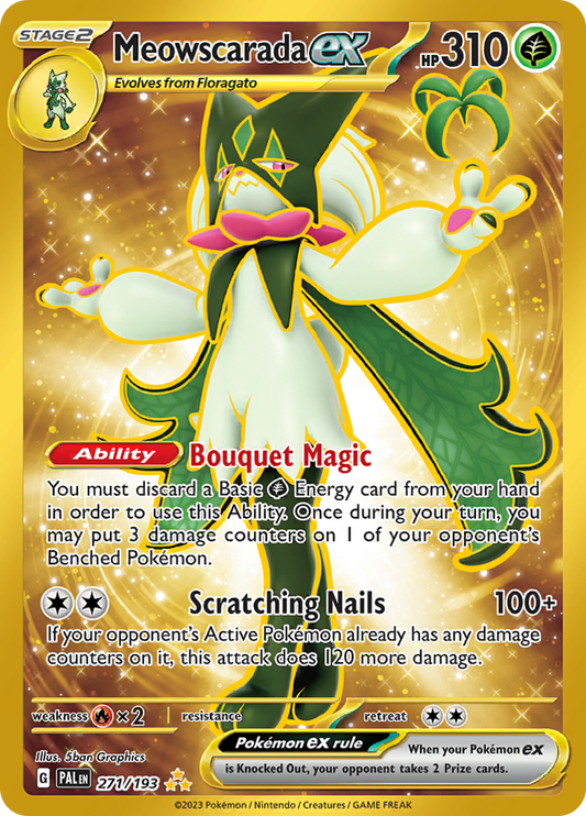 Meowscarada ex - #271/193 - Pokémon Scarlet & Violet - Paldea Evolved