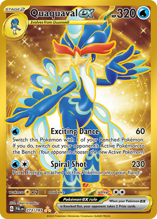 Quaquaval ex - #273/193 - Pokémon Scarlet & Violet - Paldea Evolved