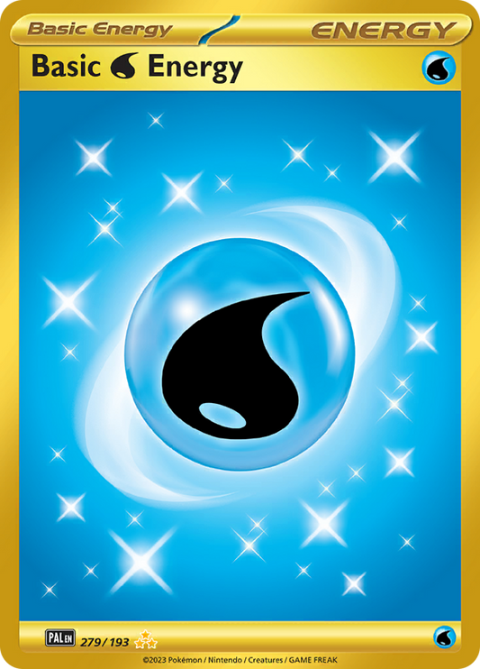 Basic Water Energy - #279/193 - Pokémon Scarlet & Violet - Paldea Evolved