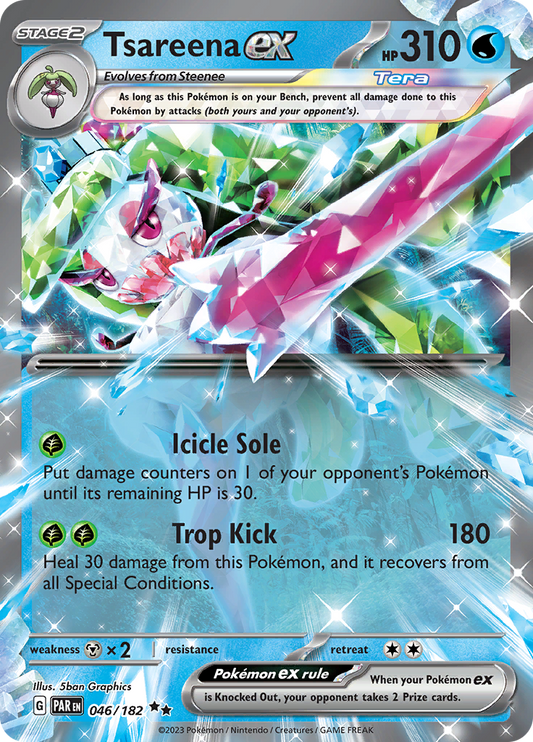 Tsareena ex - #46/182 - Pokémon Scarlet & Violet - Paradox Rift