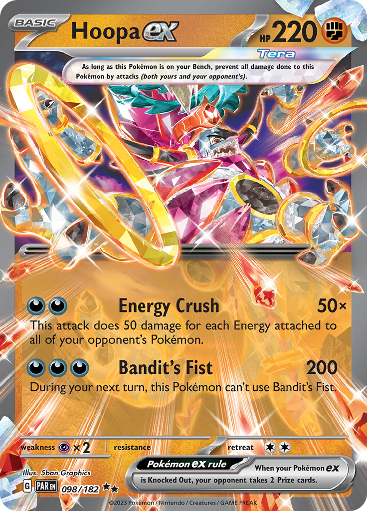 Hoopa ex - #98/182 - Pokémon Scarlet & Violet - Paradox Rift