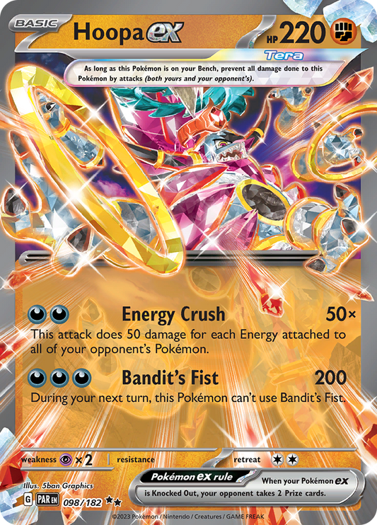 Hoopa ex - #98/182 - Pokémon Scarlet & Violet - Paradox Rift