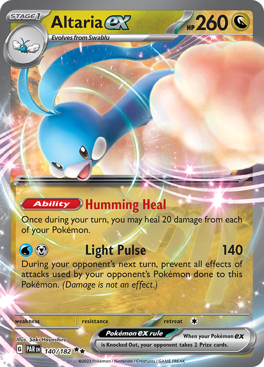 Altaria ex - #140/182 - Pokémon Scarlet & Violet - Paradox Rift