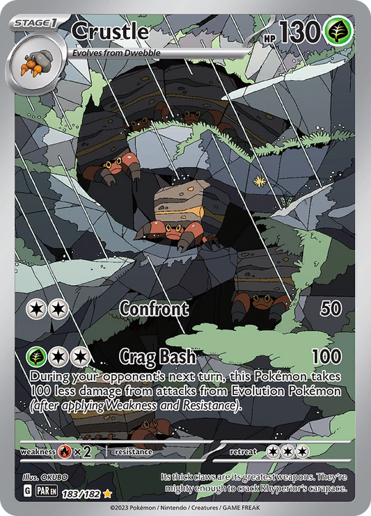 Crustle - #183/182 - Pokémon Scarlet & Violet - Paradox Rift