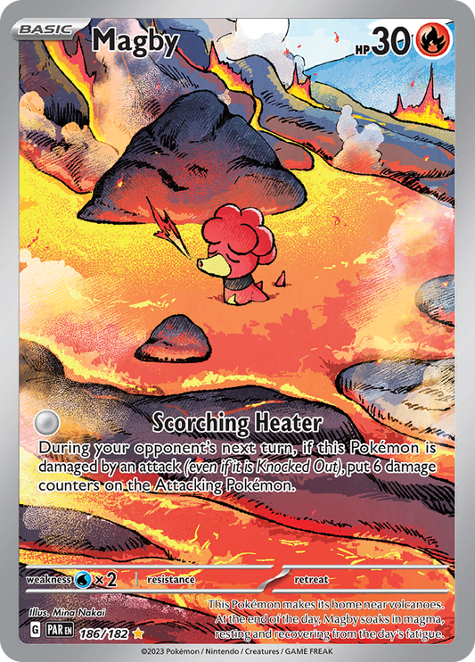 Magby - #186/182 - Pokémon Scarlet & Violet - Paradox Rift