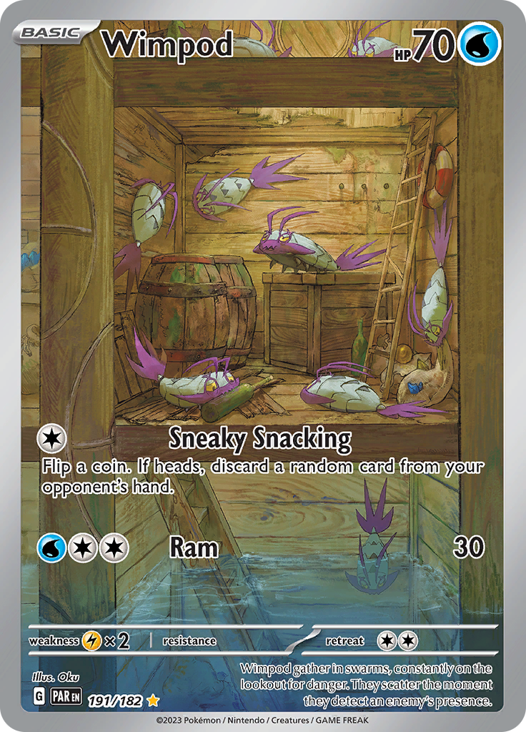 Wimpod - #191/182 - Pokémon Scarlet & Violet - Paradox Rift