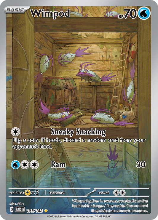 Wimpod - #191/182 - Pokémon Scarlet & Violet - Paradox Rift