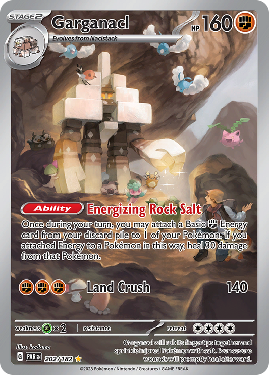 Garganacl - #202/182 - Pokémon Scarlet & Violet - Paradox Rift
