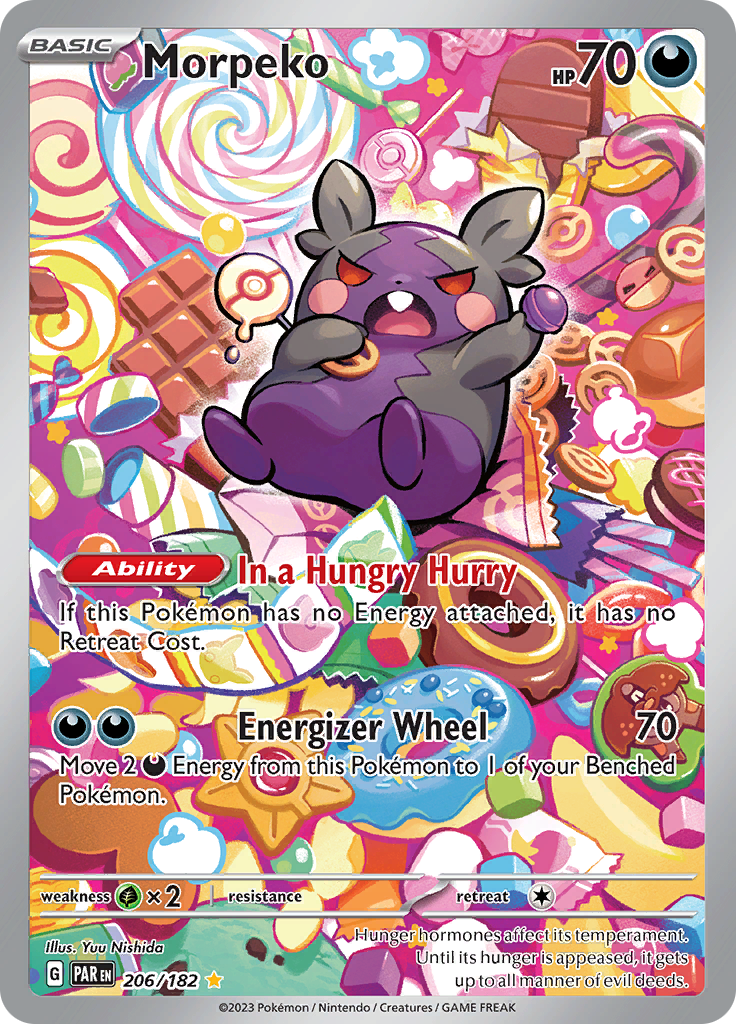Morpeko - #206/182 - Pokémon Scarlet & Violet - Paradox Rift
