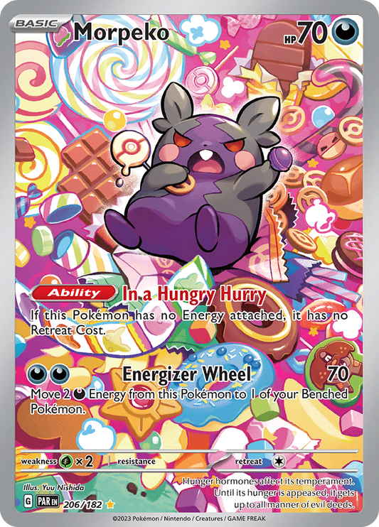 Morpeko - #206/182 - Pokémon Scarlet & Violet - Paradox Rift