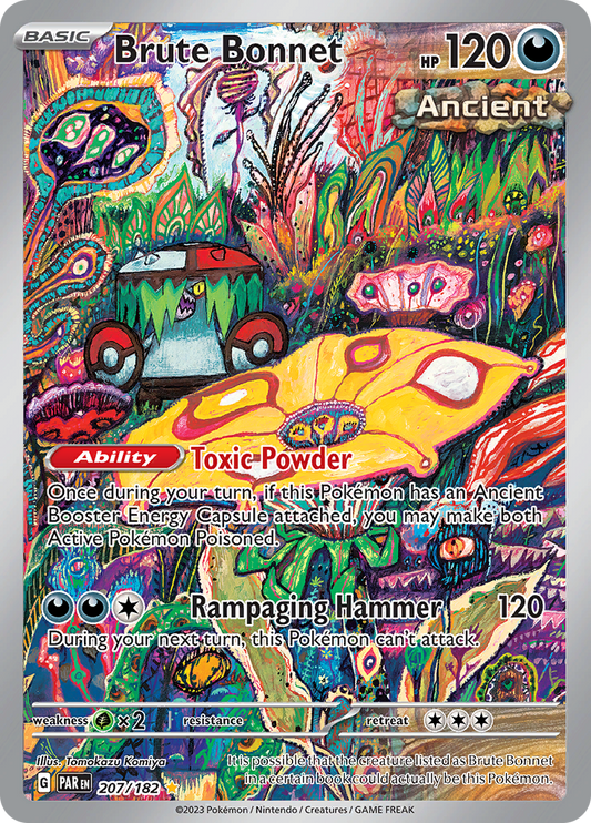 Brute Bonnet - #207/182 - Pokémon Scarlet & Violet - Paradox Rift
