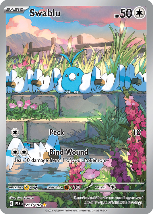 Swablu - #213/182 - Pokémon Scarlet & Violet - Paradox Rift